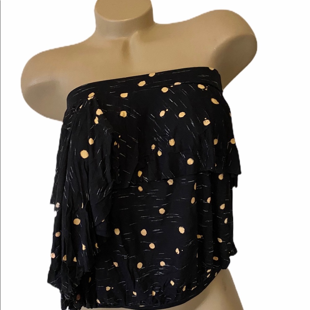 Free People Stardust Galaxy Tube Top NWOT w/defect - Picture 2 of 4